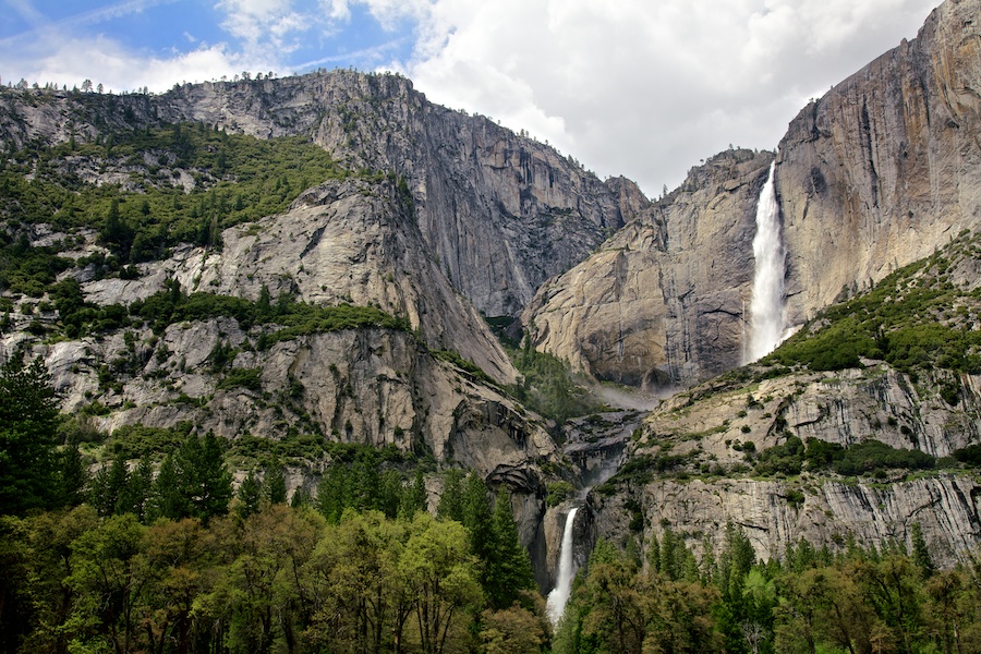 Upper and Lower Yosemite Falls